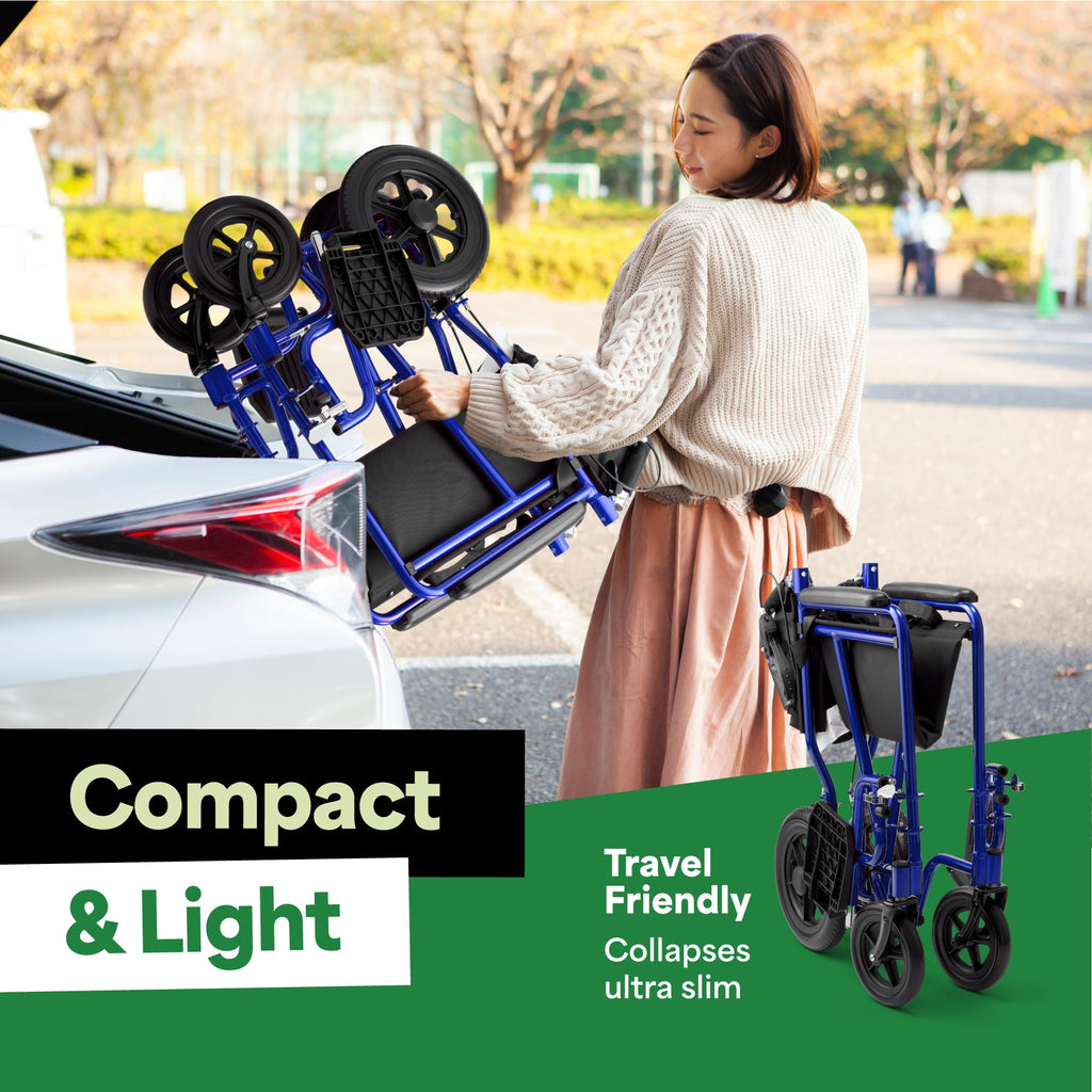Lightweight Folding Wheelchair with Hand Brakes L5473