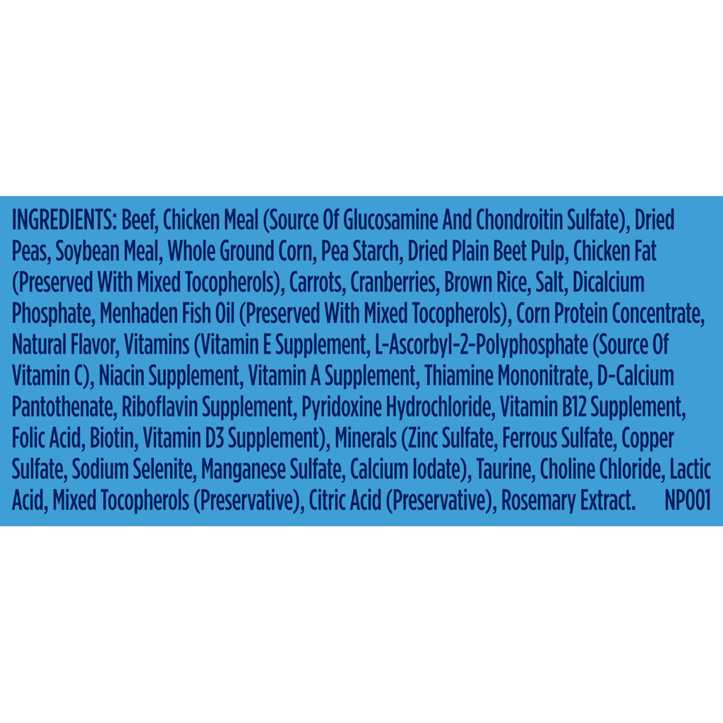 Large Breed Dry Dog Food with Beef 40 lb Bag N74244